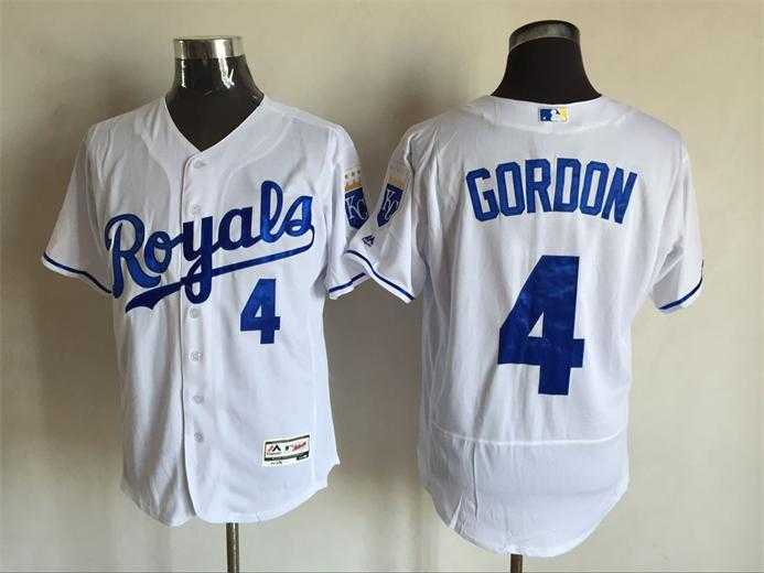 Kansas City Royals #4 Alex Gordon White 2016 Flexbase Collection Stitched Jersey,We sell and wholesale Kansas City Royals #4 Alex Gordon White 2016 Flexbase Collection Stitched Jersey on line form chian!